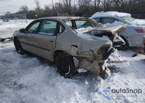 2004 Chevrolet Impala from USA, damaged, VIN 2G1WF52E849250024